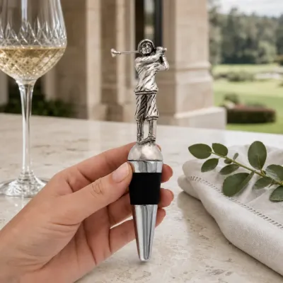 Golfer Bottle Stopper