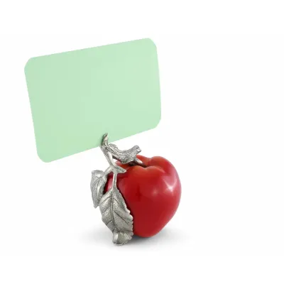 Farmer's Market Apple Place Card Holder