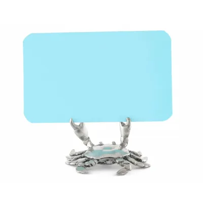 Sea And Shore Pewter Crab Place Card Holder