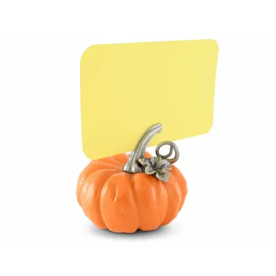 Harvest Pumpkin Place Card Holder