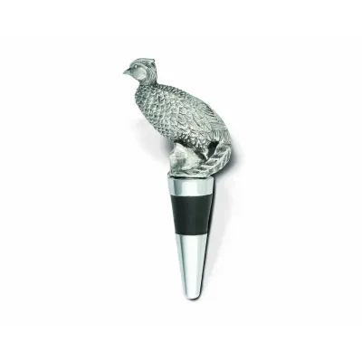 Morning Hunt Pewter Pheasant Bottle Stopper