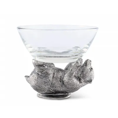 Woodland Creatures Pewter Bear Sauce Bowl