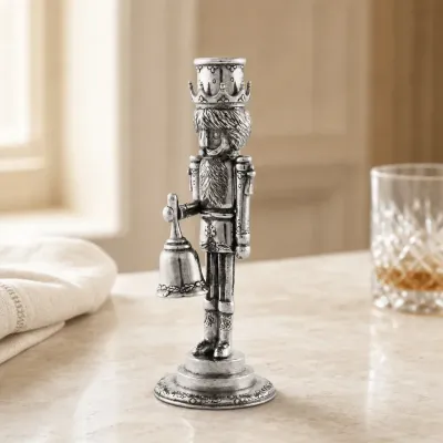Mini Nutcracker Bell Snuffer Candlestick
