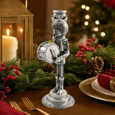 Mini Nutcracker Drummer Candlestick