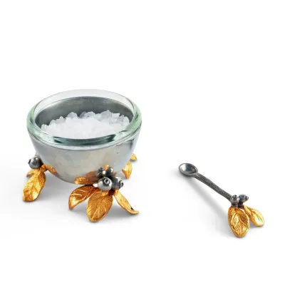 Golden Winter Berry Salt Cellar