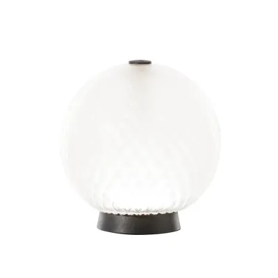 Balloton Luce Cristallo Sandblasted Table Lamp