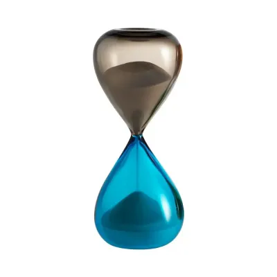Clessidra by Fulvio Bianconi e Paolo Venini Acquamarine/Grey Hourglass