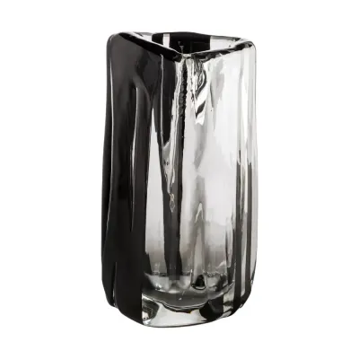 Black Belt by Peter Marino Crystal/Black Vase