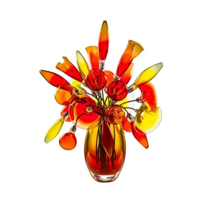 Fuochi Boreali by Giorgio Vigna Canarian Yellow/Crystal/Red