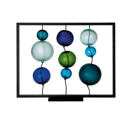 Circo Di Lune by Monica Guggisberg & Philip Baldwin Light Green/Acquamarine/Sapphire Sandblasted