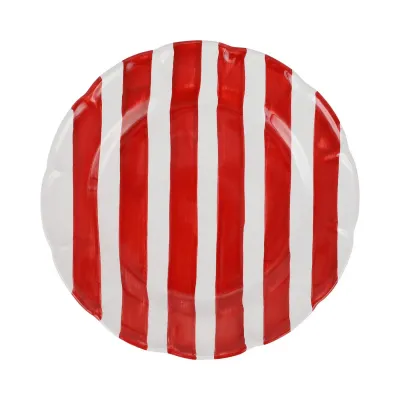 Amalfitana Red Stripe Cereal Bowl