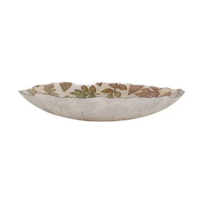 Autunno Glass Medium Serving Bowl 13"D, 2.5"H