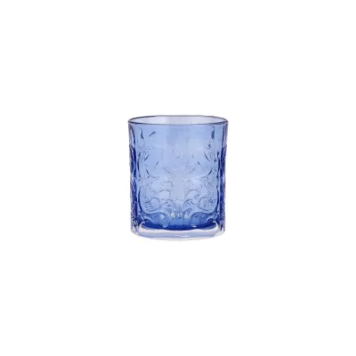 Barocco Cobalt Double Old Fashioned 3.5"H, 10 oz