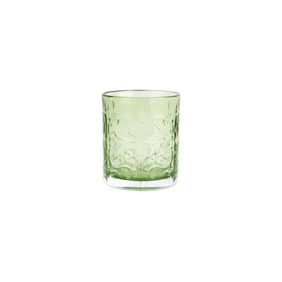 Barocco Mint Green Double Old Fashioned 3.5"H, 10 oz