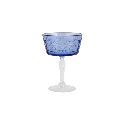 Barocco Cobalt Coupe Champagne Glass 5.5"H, 8 oz