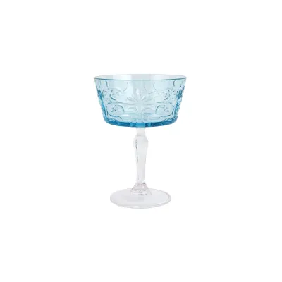 Barocco Light Blue Coupe Champagne Glass 5.5"H, 8 oz