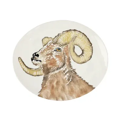 Cacciatore Ram Oval Platter Medium