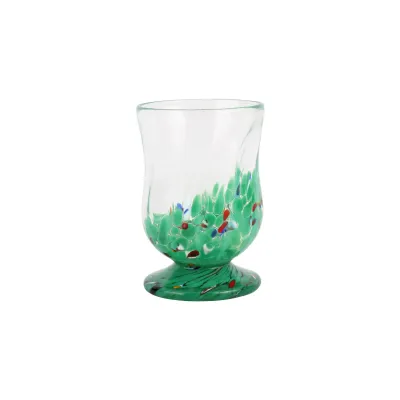 Chiara Green Juice Glass 4.25"H, 8 oz