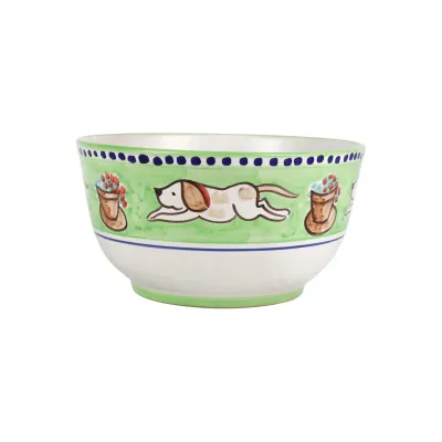 Campagna Cane (Dog)  Deep Serving Bowl 10.25"D, 5.25"H