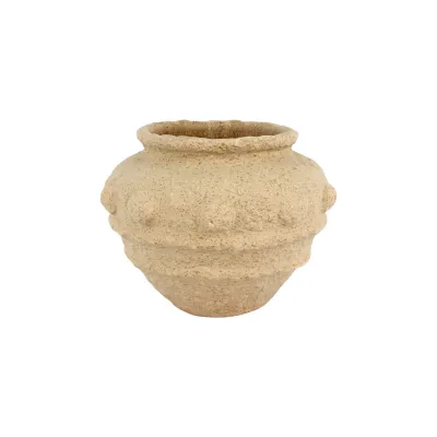 Casa Natural Medium Planter 9.25"D, 7.5"H