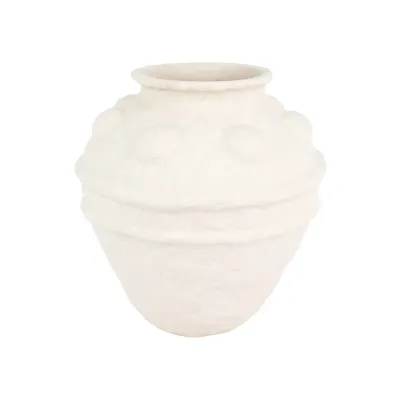 Casa Ivory Tall Planter 9.75"D, 12"H