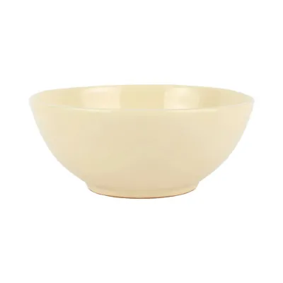 Cucina Fresca Crema Small Serving Bowl 9"D, 3.5"H