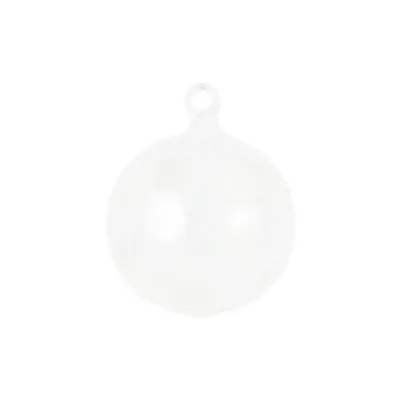 Drop White Ornament