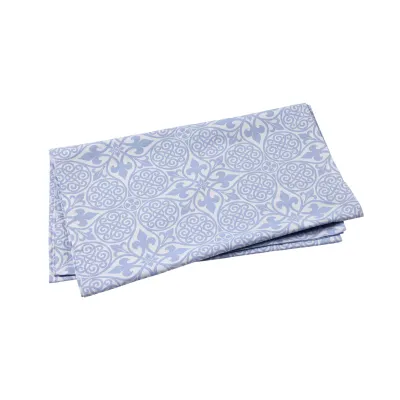 Damask Blue Runner 108"L, 21.5"W