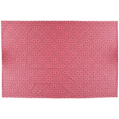 Damask Red Tablecloth