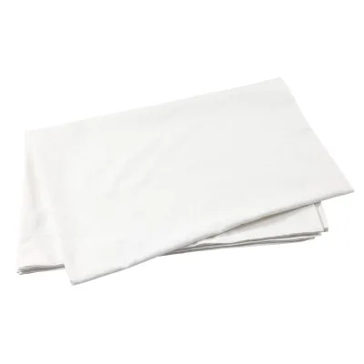 Damask White Tablecloth 108"L, 70"W