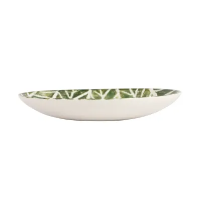 Foresta Primavera Geometric Serving Bowl 15.25"D, 2.5"H