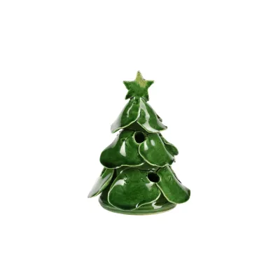 Foresta Green Mini Scalloped Tree 3"D, 5"H