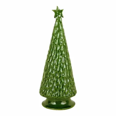 Foresta Green Hammered Tree Large