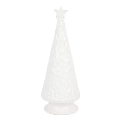 Foresta White Hammered Tree Large