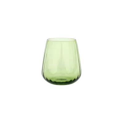 Francesca Green Double Old Fashioned 4"H, 16 oz