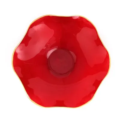 Holiday Glass Serving Bowl Medium