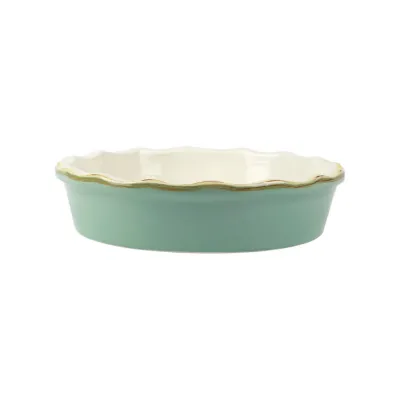 Italian Bakers Aqua Pie Dish