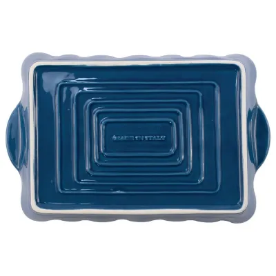 Italian Bakers Blue Rectangular Baker Large