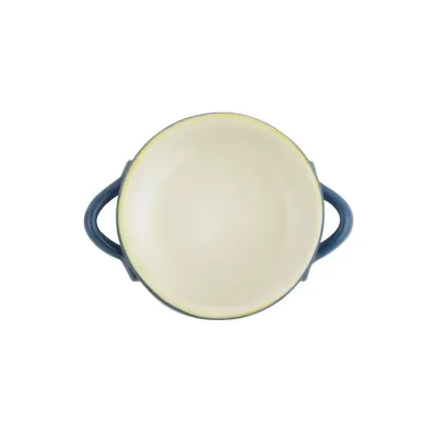 Italian Bakers Blue Handled Round Baker Small