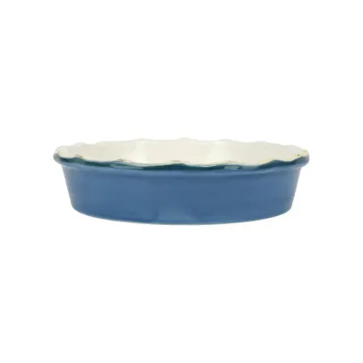 Italian Bakers Blue Pie Dish