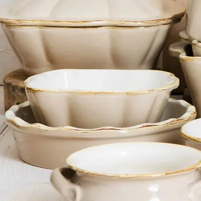 Italian Bakers Cappuccino Square Baker Small