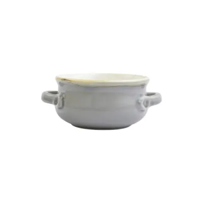 Italian Bakers Gray Handled Round Baker Small