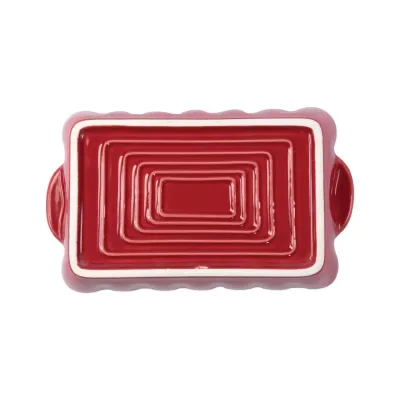 Italian Bakers Red Rectangular Baker Small