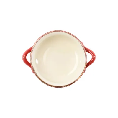 Italian Bakers Red Handled Round Baker Small
