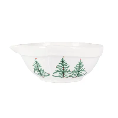 Lastra Holiday Medium Mixing Bowl 11"L, 10.25"W, 4"H, 64 oz