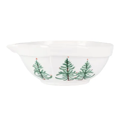 Lastra Holiday Large Mixing Bowl 14.25"L, 13"W, 4.5"H, 112 oz