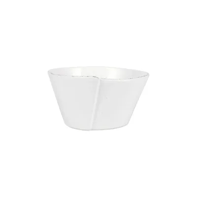 Lastra White Stacking Berry Bowl 5"D, 2.75"H