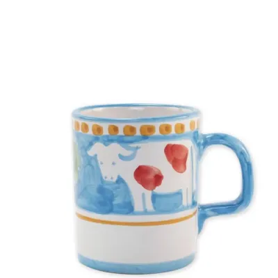 Campagna Mucca (Cow)  Mug 3.5"H, 12 oz