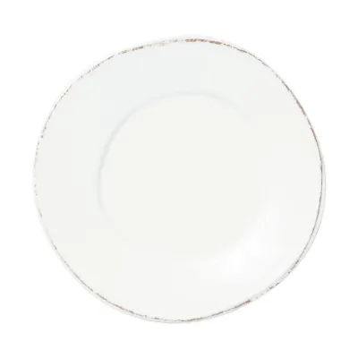 Melamine Lastra White Three-Piece Place Setting