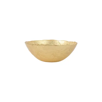 Moon Glass Olive Small Bowl 6.5"D, 6.25"H